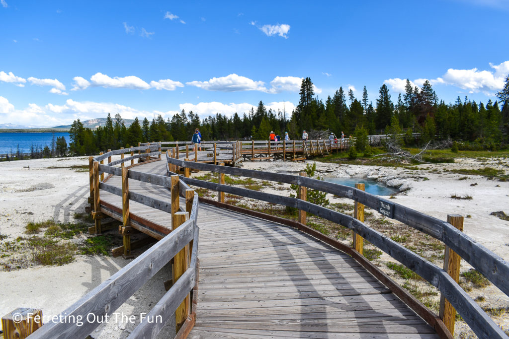 West Thumb Geyser Basin Trail