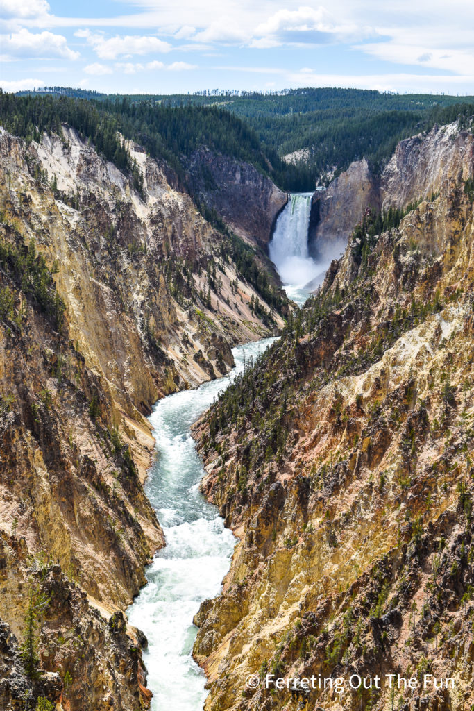 Artist's Point, one of the best views of the Grand Canyon of the Yellowstone