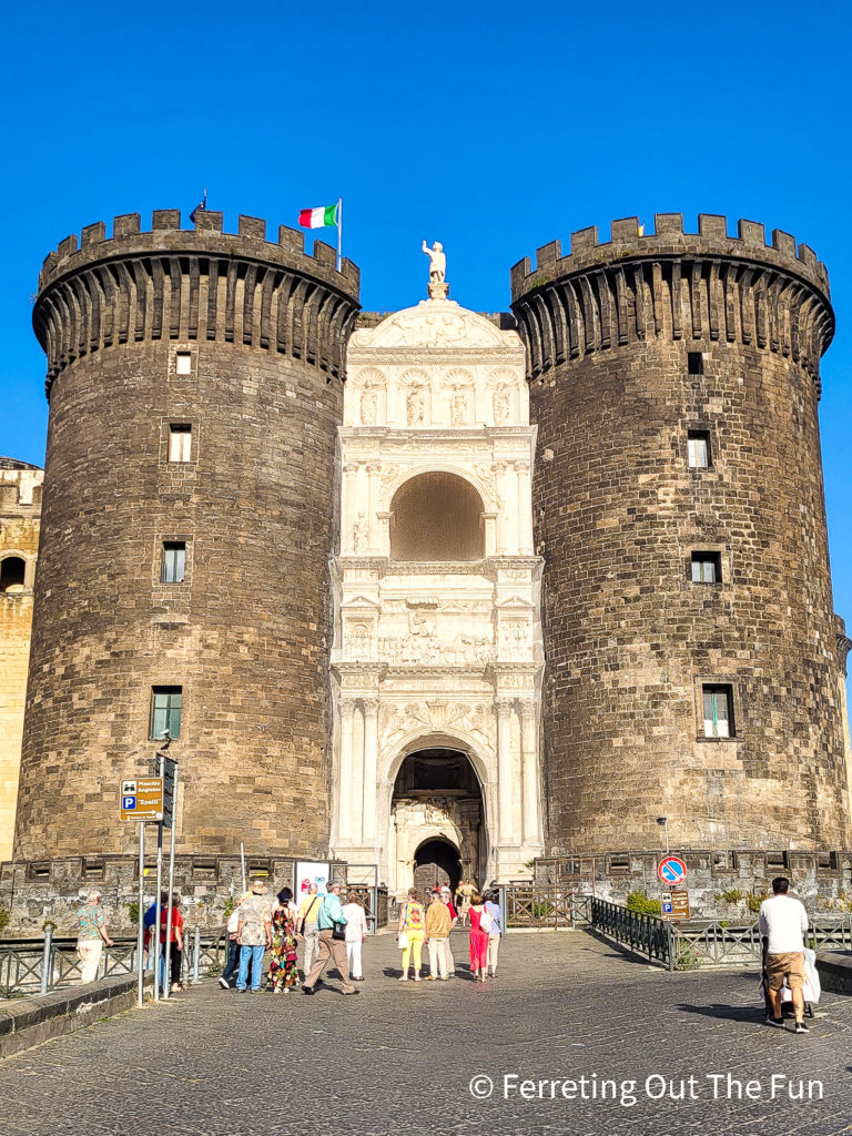 Castel Nuovo is one of the top attractions in Naples, Italy