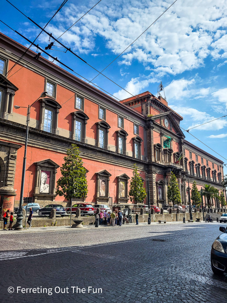 Naples Archeological Museum, home to the most important treasures from Pompeii and Herculaneum.