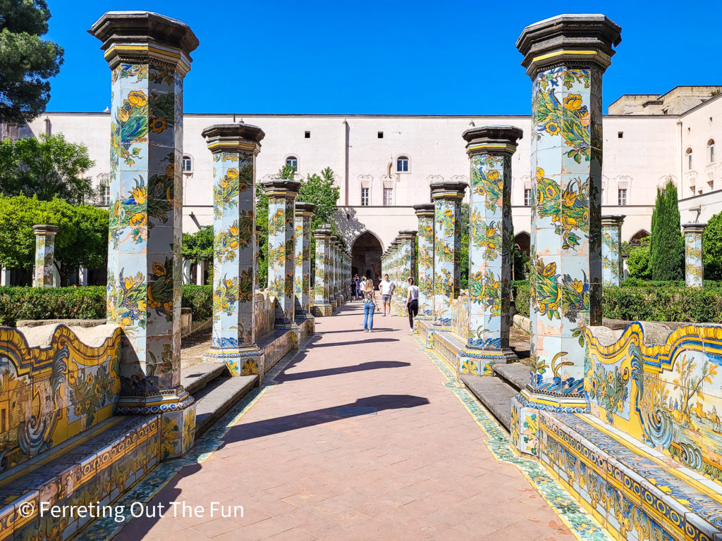 Santa Chiara Monastery majolica tiles