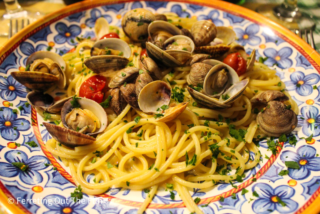 spaghetti with clams