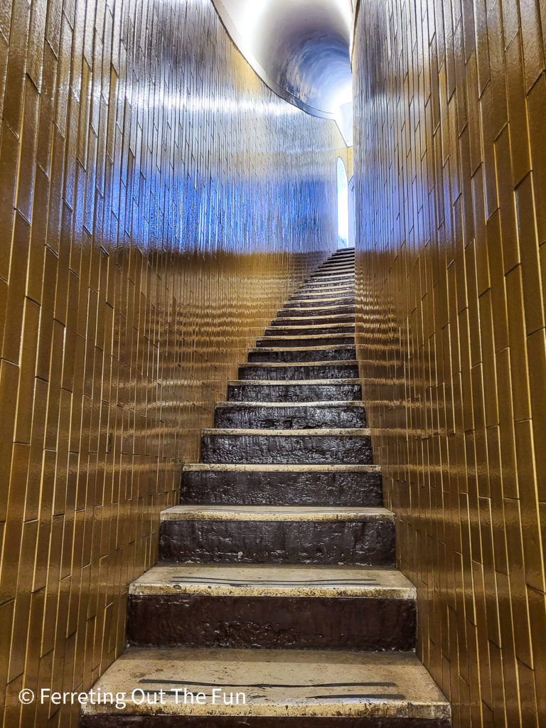 Climbing to the top of dome of St Peter's Basilica