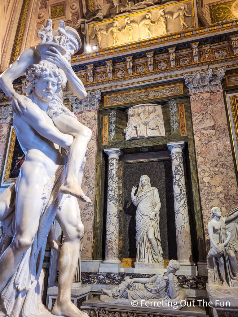 The Borghese Gallery and Museum is one of the top things to do in Rome, thanks to its extraordinary collection of sculptures.