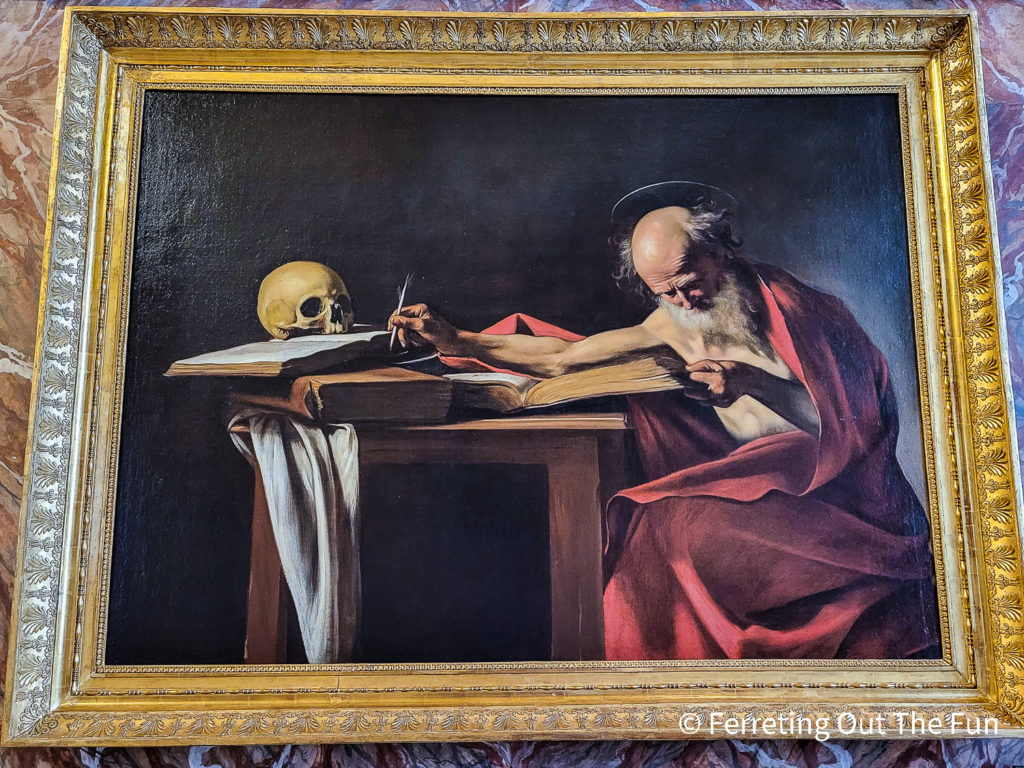 Caravaggio Saint Jerome Writing