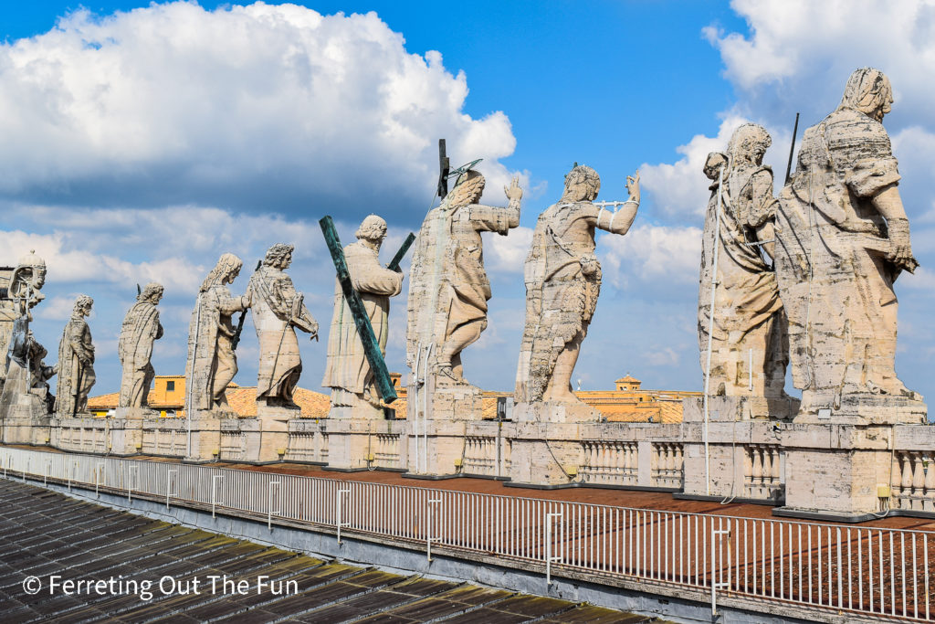 St Peter's Basilica Apostles Statues