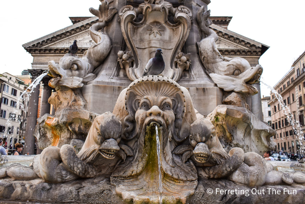 Pantheon Fountain Rome