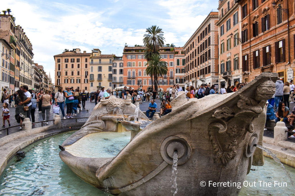 Boat Fountain Rome