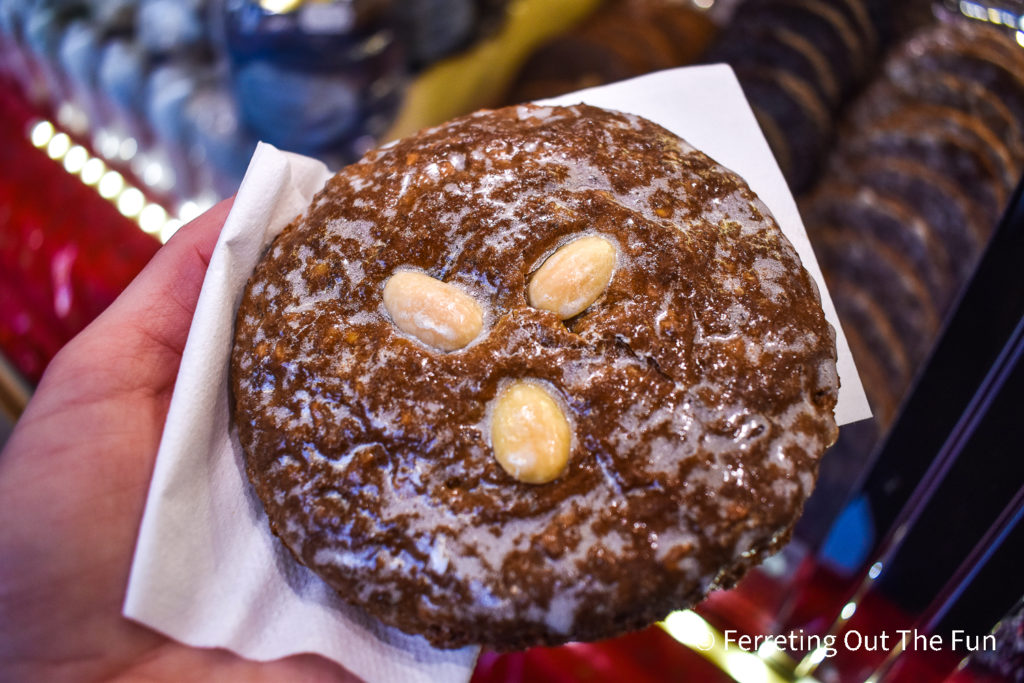 Lebkuchen or German gingerbread cookie