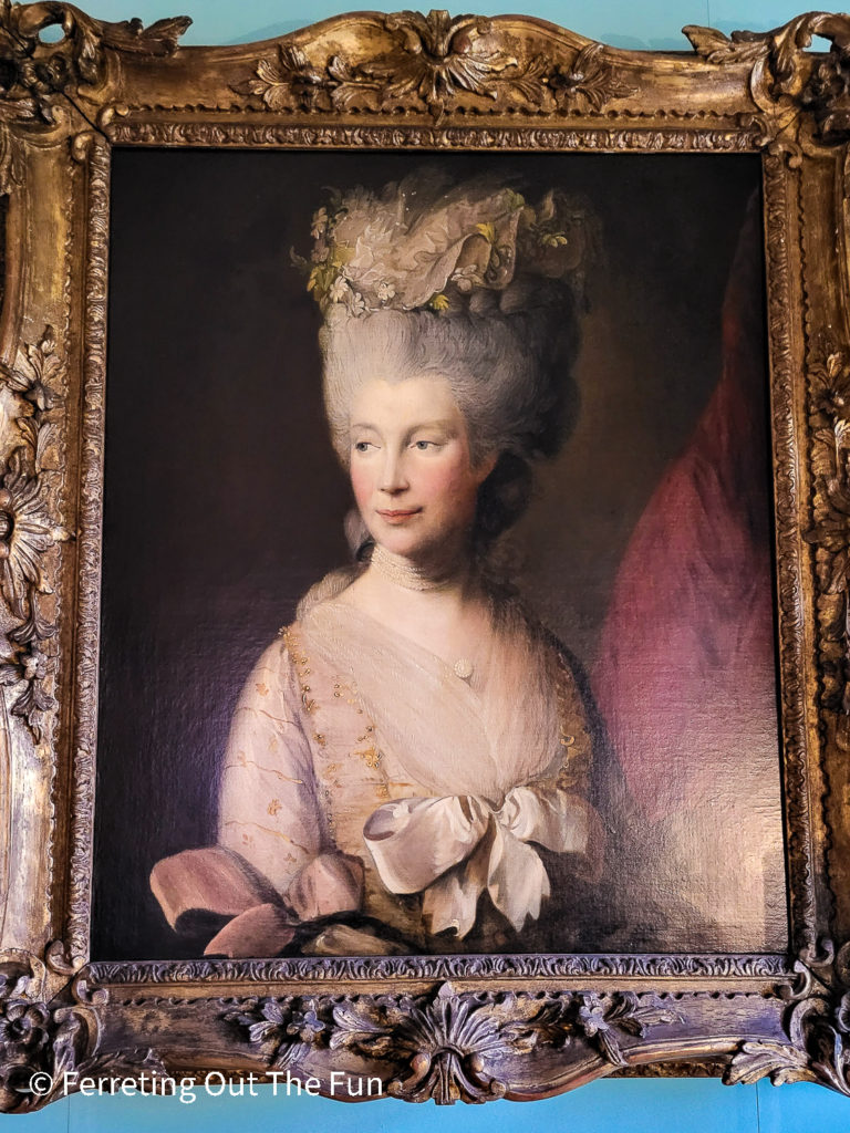 Portrait of Queen Charlotte, wife of King George III, Kew Palace