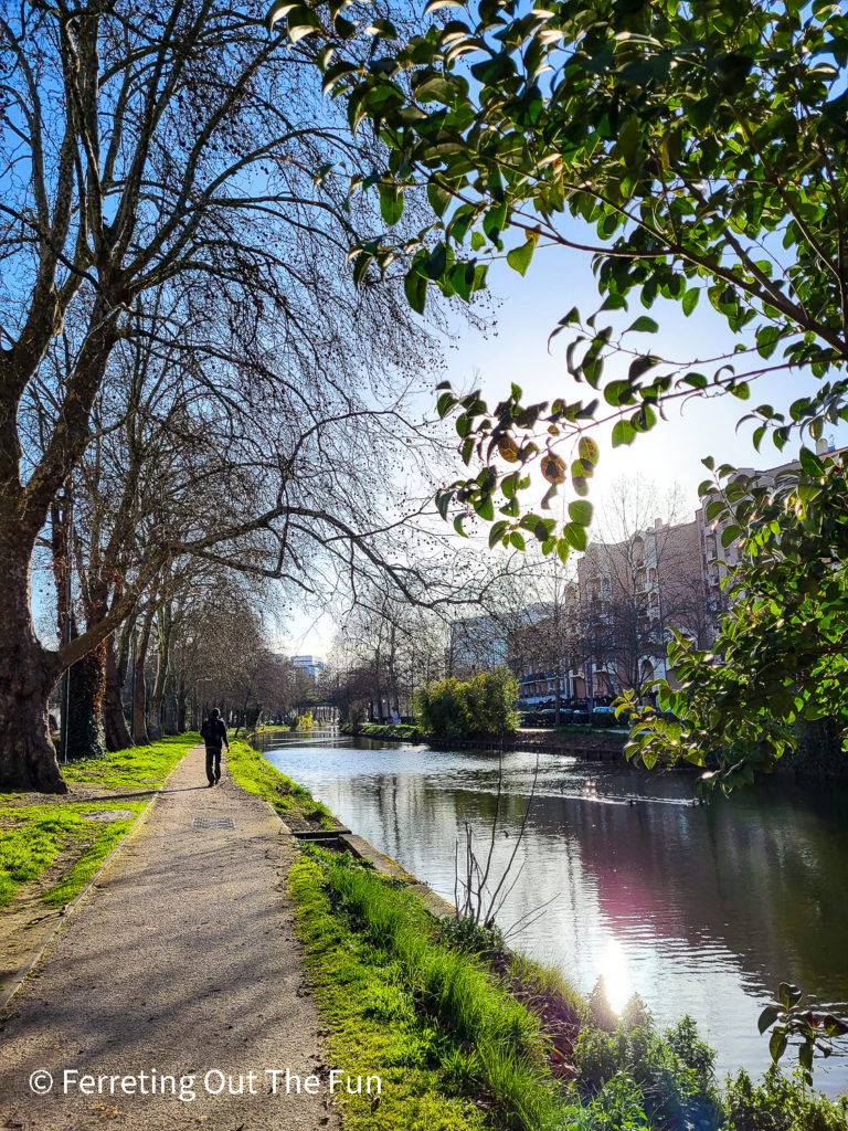A sunny stroll along the UNESCO-listed Canal du Midi in Toulouse, France