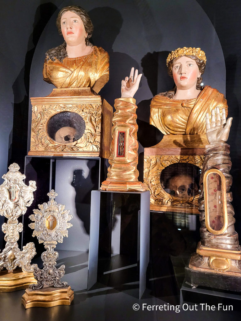 Unique reliquaries in Albi Cathedral, France