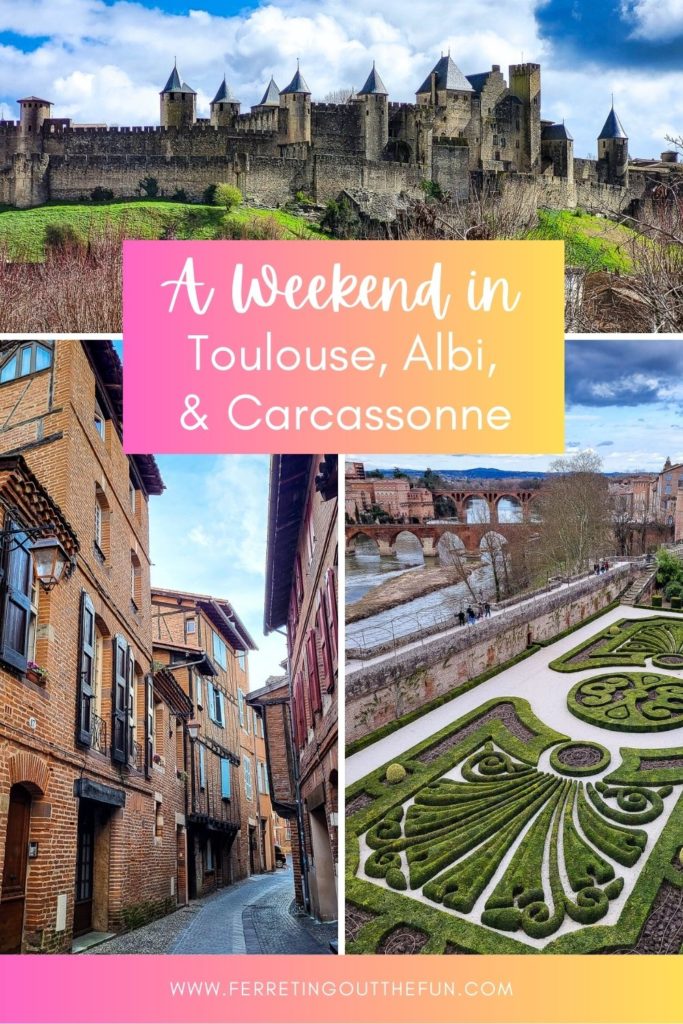 Wondering how to spend a long weekend in Toulouse, France? My guide includes the best things to do in Toulouse and great Toulouse restaurants, plus day trip guides to the nearby cities of Albi and Carcassonne. 