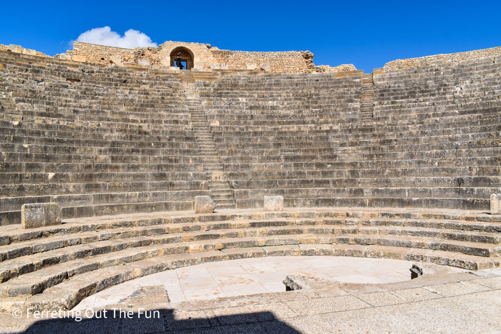 Roman amphitheater ruins