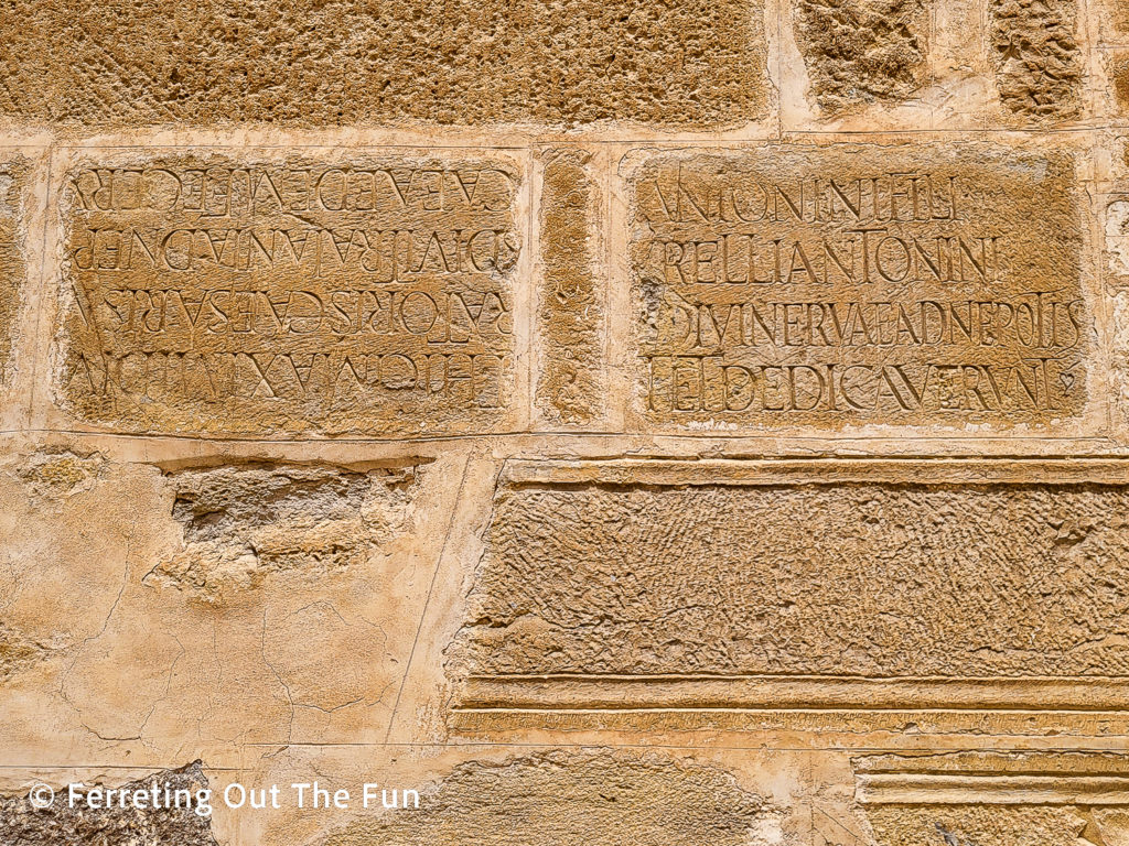 Great Mosque of Kairouan Roman stones