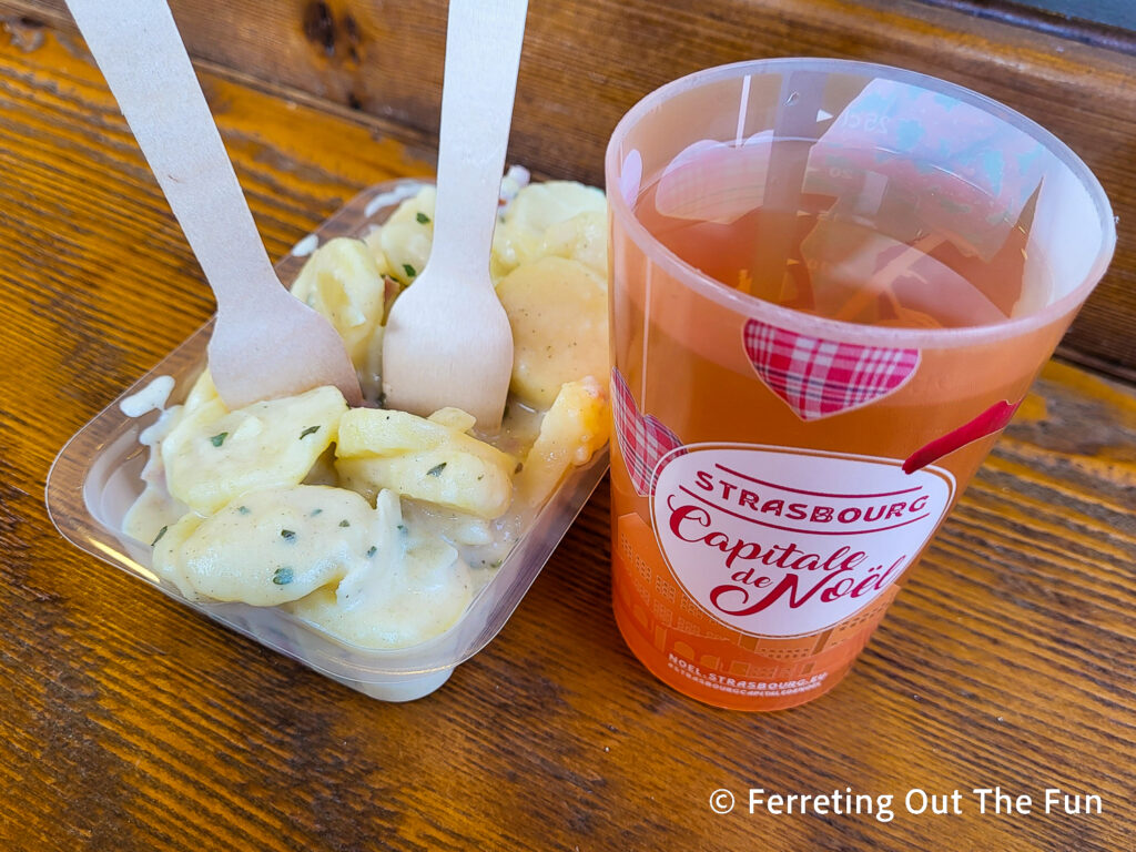 Strasbourg Christmas Market food and drinks