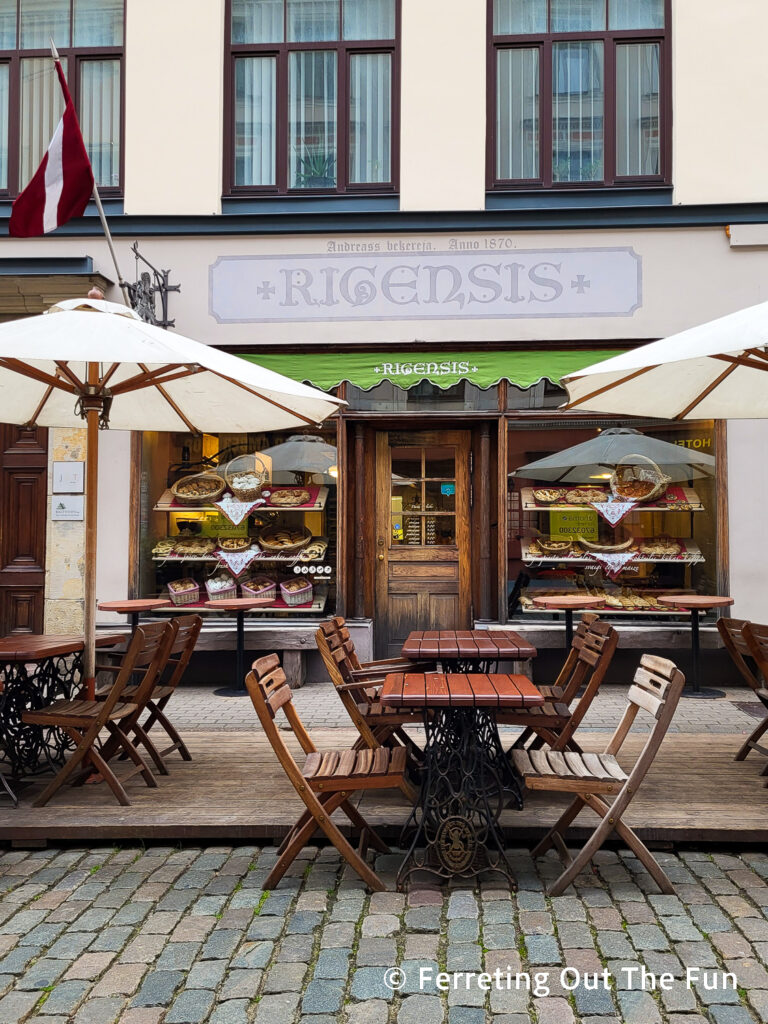 Reginsis, a historic Riga bakery and cafe
