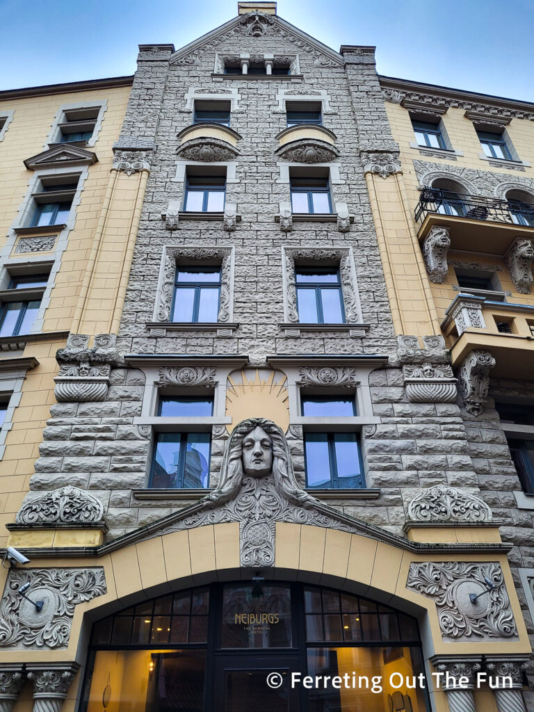The elegant Art Nouveau Neiburgs Hotel is one of the best places to stay in Riga