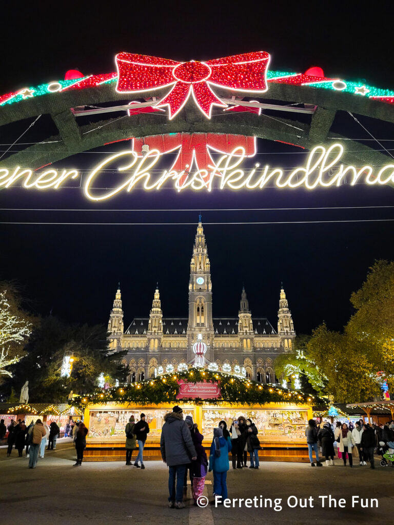 The incredible Vienna Christmas Market is one of the best in Europe