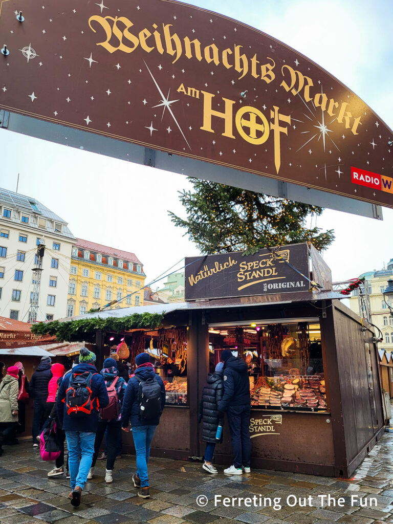 Am Hof Christmas Village, one of the best markets in Vienna