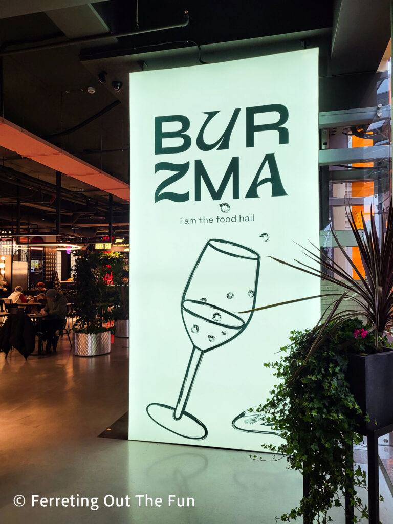 BURZMA food hall Riga