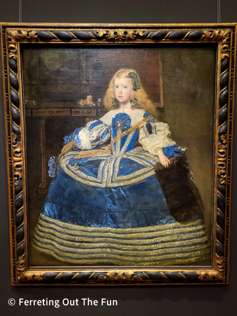Infanta Margarita Teresa painting by Velázquez at the Kunsthistorisches Museum Vienna
