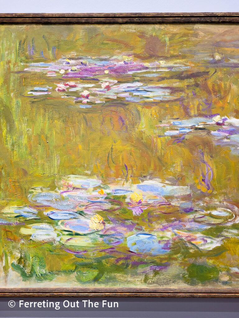The Water Lily Pond by Claude Monet at the Albertina Museum, Vienna