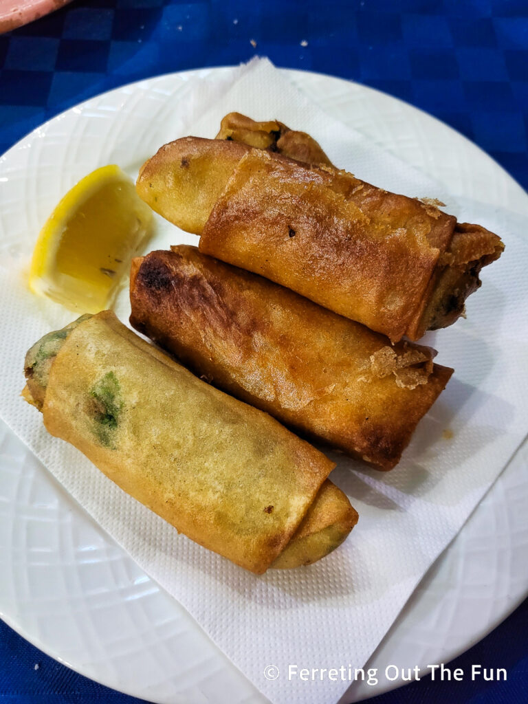 Fingers of Fatima, Tunisian spring rolls