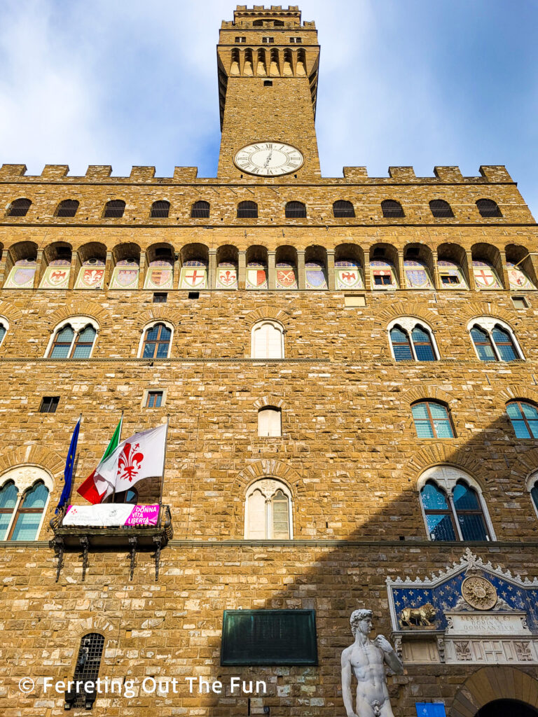 Palazzo Vecchio, one of the best things to do in Florence