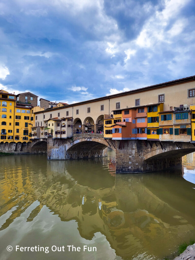Ponte Vecchio, one of the most iconic landmarks in Florence, Italy