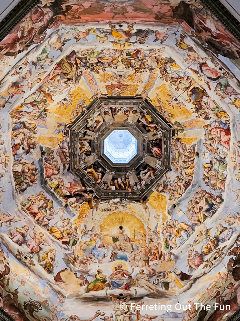 Florence Duomo dome fresco, the Last Judgment