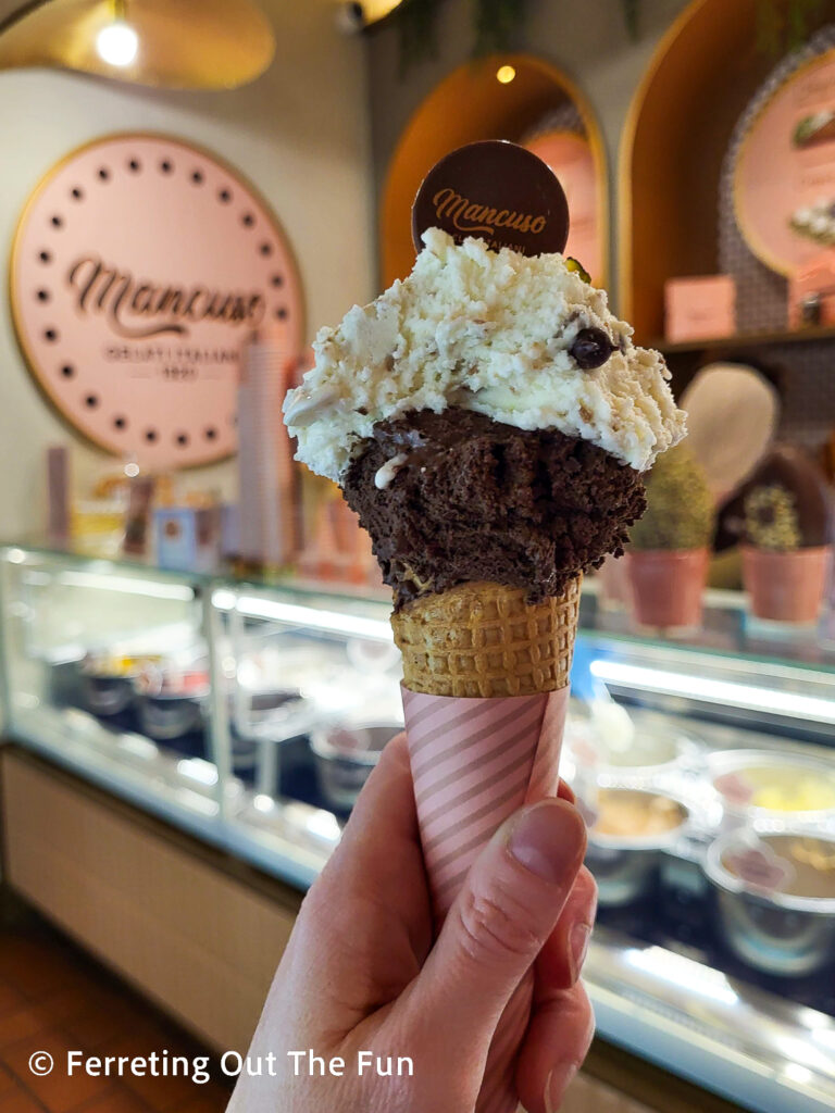 Mancuso Gelati Italiani 1920, one of the best gelato shops in Florence