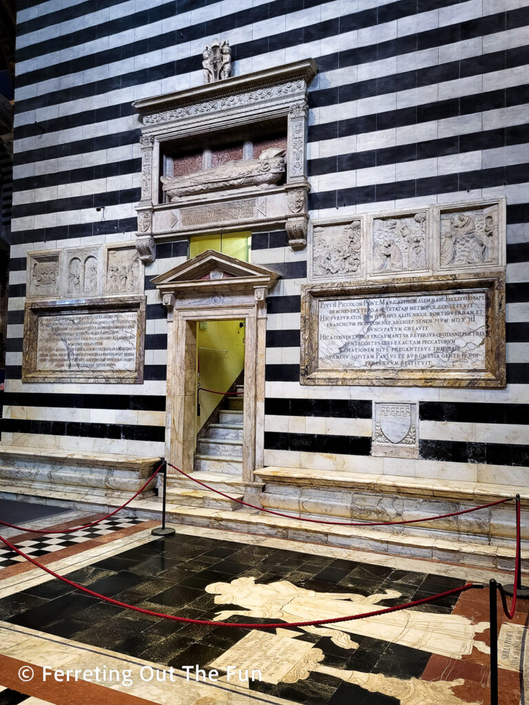 Siena Cathedral interior and floor
