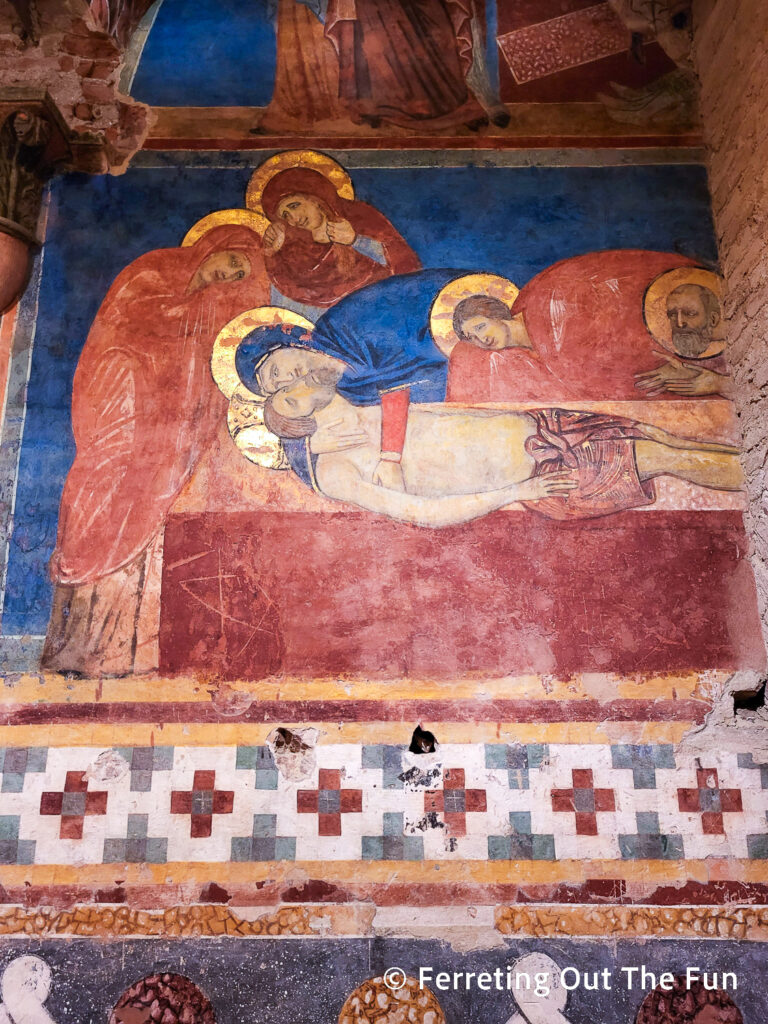 Siena Cathedral Crypt wall painting