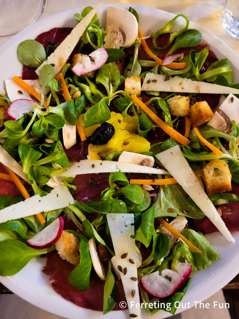 Bresaola salad 