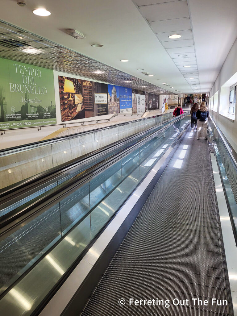 Siena escalators