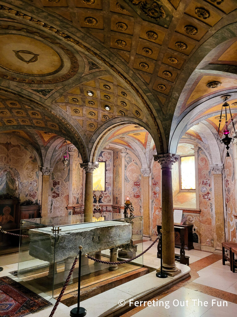 Tomb of St. Geminiano in Modena Cathedral, Italy