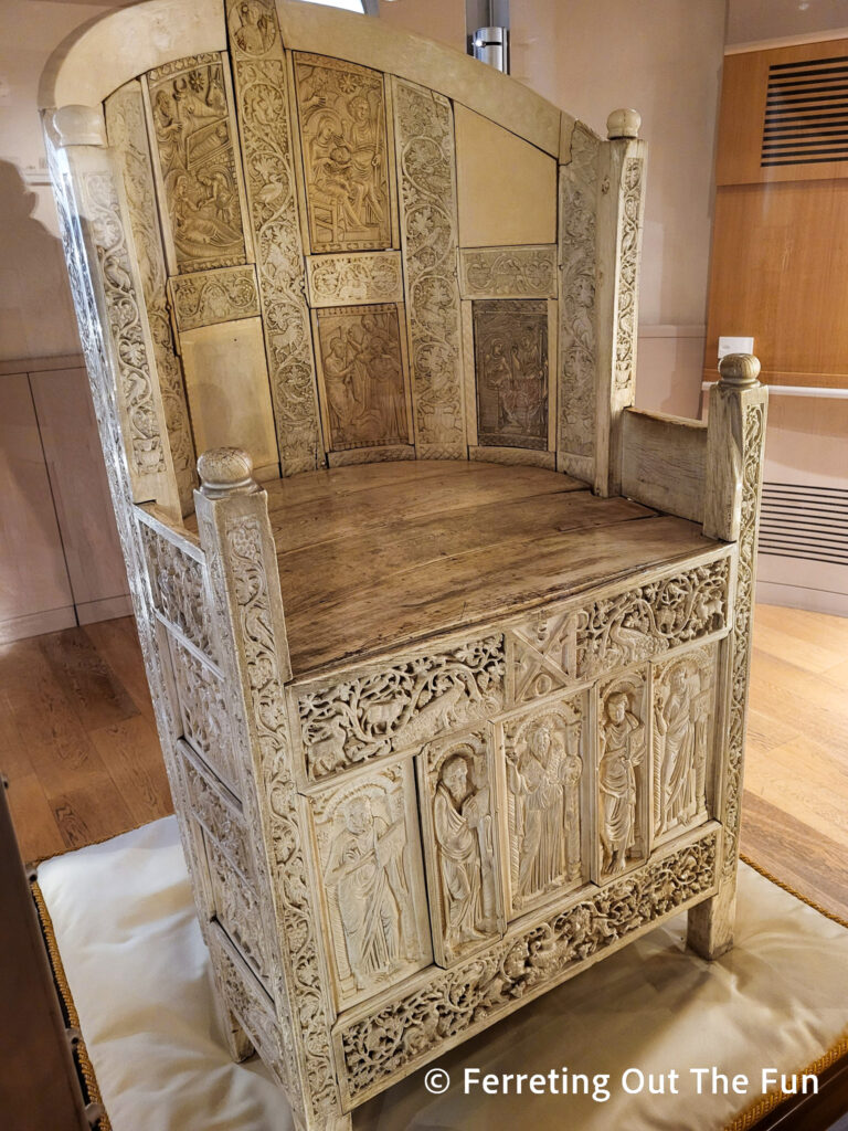 ivory throne of Maximian